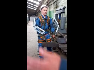 russian industrial exoskeleton from hamari