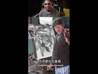 he drew michael jackson ... perfect
